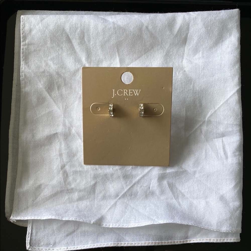 J. Crew Triangle Earrings